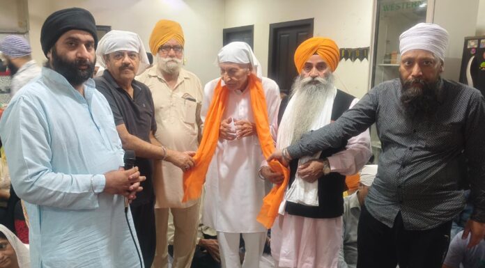 गुरू नानक देव जी के प्रकाश पर्व पर निकाली प्रभातफेरी दो नवम्बर को निकलेगा विशाल नगर कीर्तन