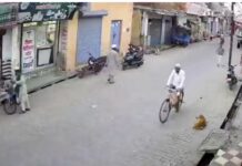 रुड़की,छोटी बच्ची की साइकिल से टक्कर लगने से गुस्सा हुआ मौलवी जड़ दिया थप्पड़ जमकर चले लाठी डंडे