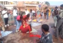 हरिद्वार, हर की पौड़ी पर टीका लगाने को लेकर तीन महिलाओं में मारपीट पुलिस ने किया गिरफ्तार