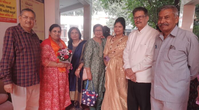 सहारनपुर,समारोह आयोजित कर प्रांतीय प्रवक्ता नीरू सिंह को दी गई विदाई