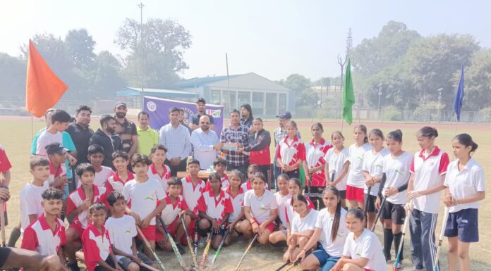 सहारनपुर,भारत में हॉकी के 100 वर्ष‘‘ पूरे होने के उपलक्ष्य में हॉकी पुरूष व महिला प्रतियोगिता सम्पन्न