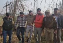 सहारनपुर,थाना जनकपुरी पुलिस व एसओजी टीम द्वारा ट्रांसपोर्ट नगर में घटित लूट की घटना का मात्र 42 घण्टे में किया सफल अनावरण