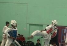 सहारनपुर,पं0दीन दयाल उपाध्याय जन्मशताब्दी वर्ष के उपलक्ष्य में जिला स्तरीय ताईक्वांडो बालक प्रतियोगिता (जूनियर वर्ग) का आयोजन