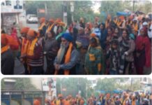 देवबंद 350 वें शहीदी पर प्रभात फेरी निकालकर किया गुरू तेग बहादुर जी व शिष्यों की शहादत को नमन