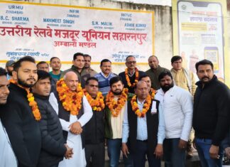 नवनियुक्त संगठन मंत्री अजय बिरला का फूल मालाओं से किया जोरदार स्वागत