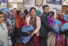 सहारनपुर,दयावती हॉस्पिटल में निर्धन असहाय लोगों को किया गया कम्बल वितरण