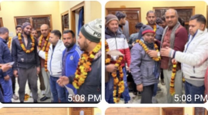 हरिद्वार,जन अधिकार पार्टी (ज.) के हरिद्वार महानगर अध्यक्ष फईम सलमानी बने एवं जावेद गौड़ बने रानीपुर विधानसभा अध्यक्ष