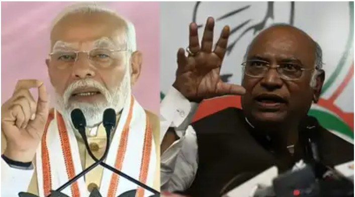 कांग्रेस अध्यक्ष मल्लिकार्जुन खरगे ने चेन्नई में एक प्रेस कॉन्फ्रेंस के दौरान प्रधानमंत्री नरेंद्र मोदी को आतंकवादी कहकर नया विवाद खड़ा कर लिया 
