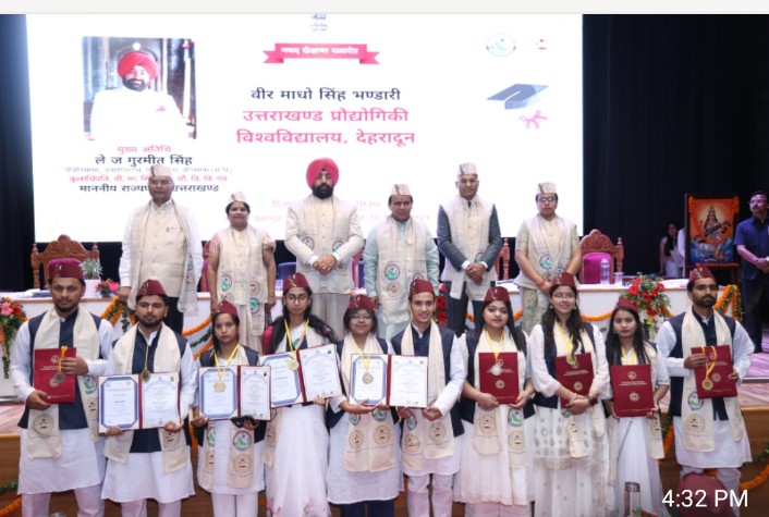 Uttrakhand,वीर माधो सिंह भण्डारी उत्तराखण्ड प्रौद्योगिकी विश्वविद्यालय,देहरादून का नवम् दीक्षान्त समारोह सफलतापूर्वक सम्पन्न।*