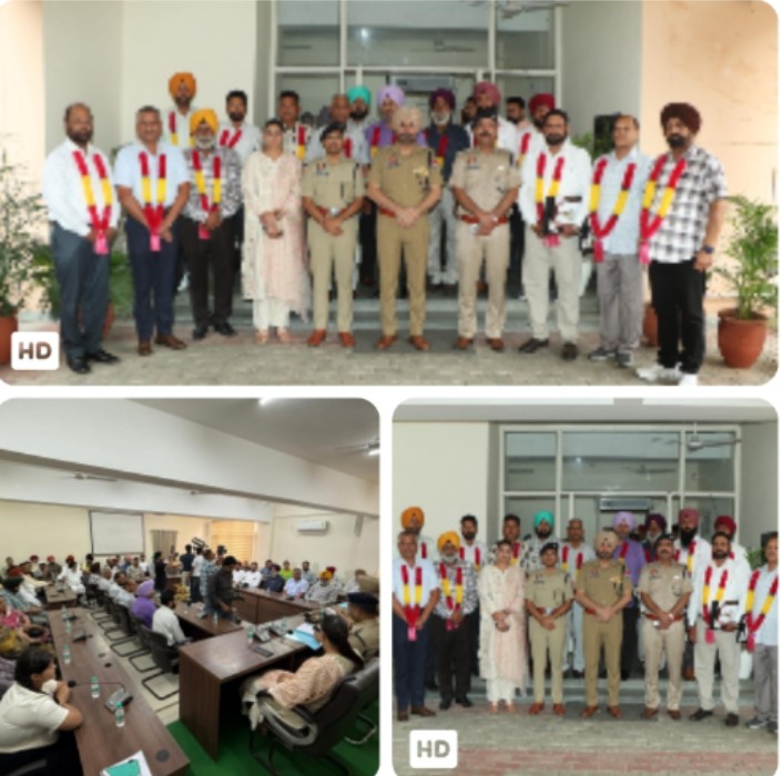 जालंधर ग्रामीण पुलिस ने 16 सेवानिवृत्त पुलिसकर्मियों को सम्मानित कर दी भावभीनी विदाई